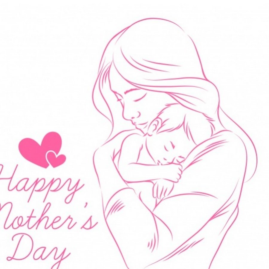 Срисовки на день матери