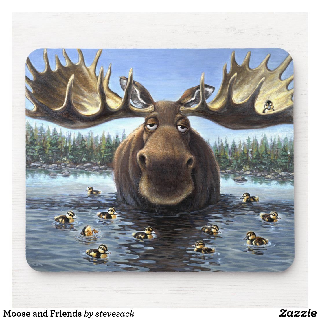 Смешной Лось