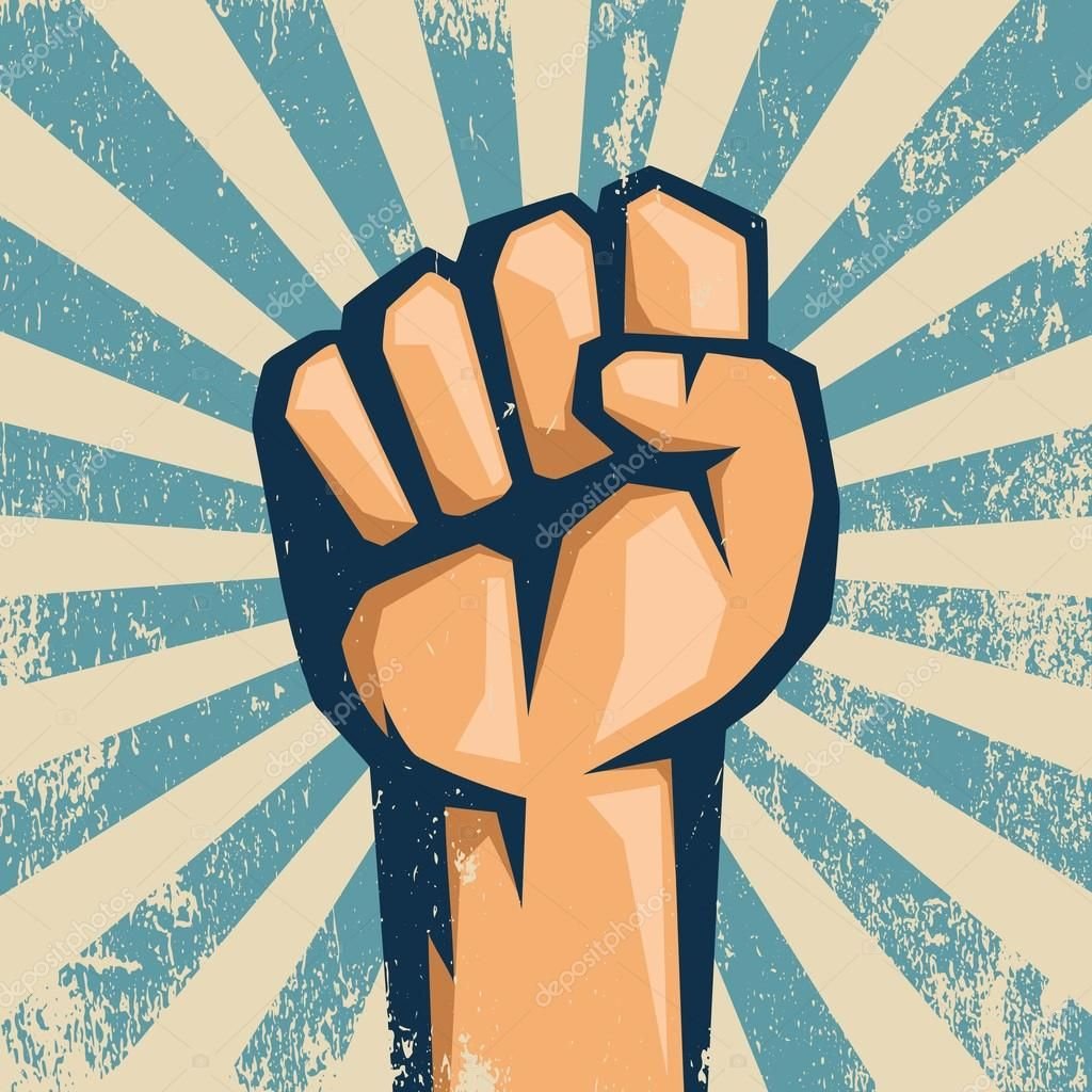 Плакат с ладонями