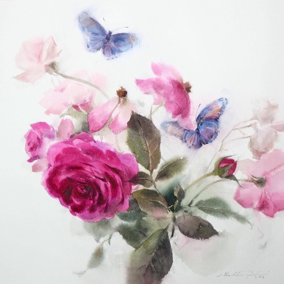 Картины акварелью