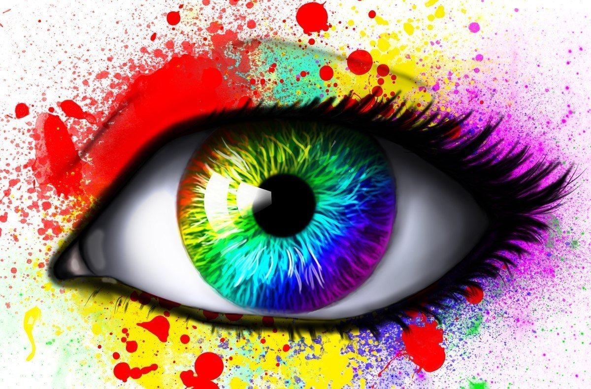 Яркие красивые цвета