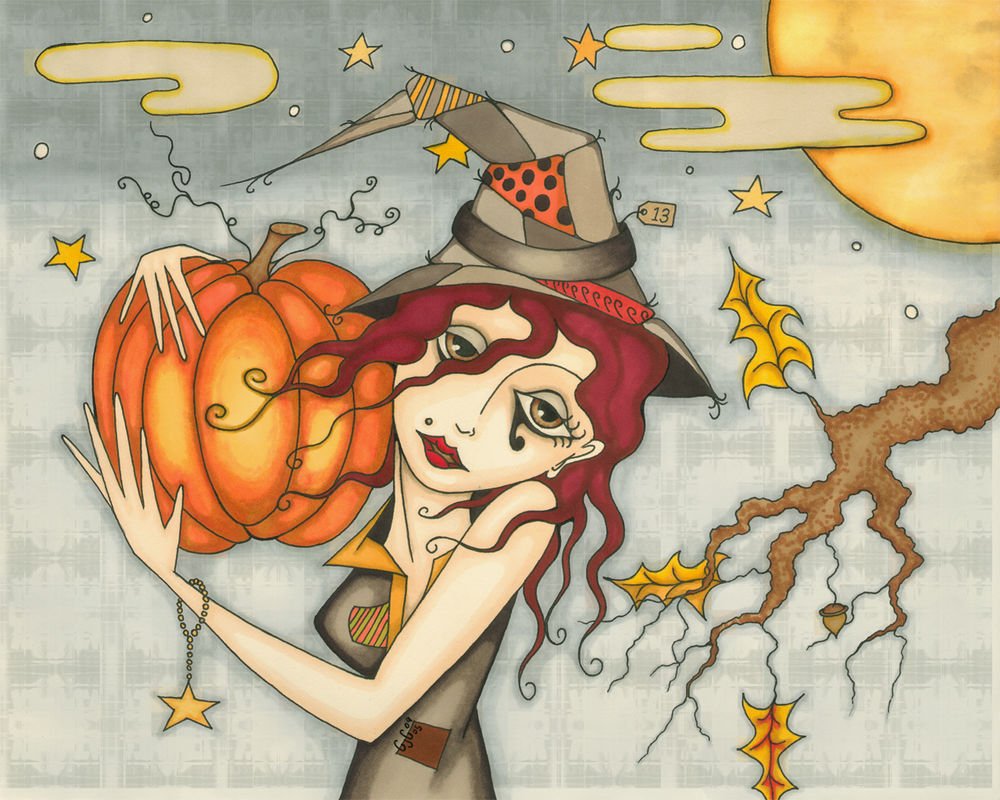 С днем рождения ведьмочка прикольные картинки