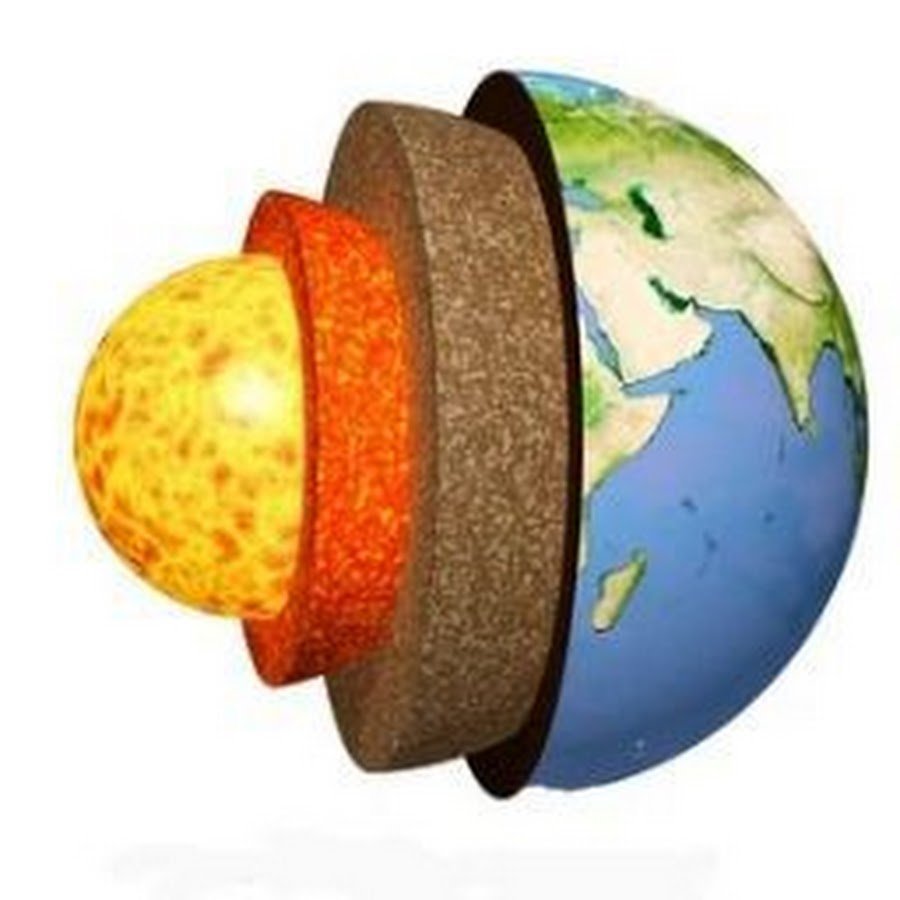 Макет строения земли