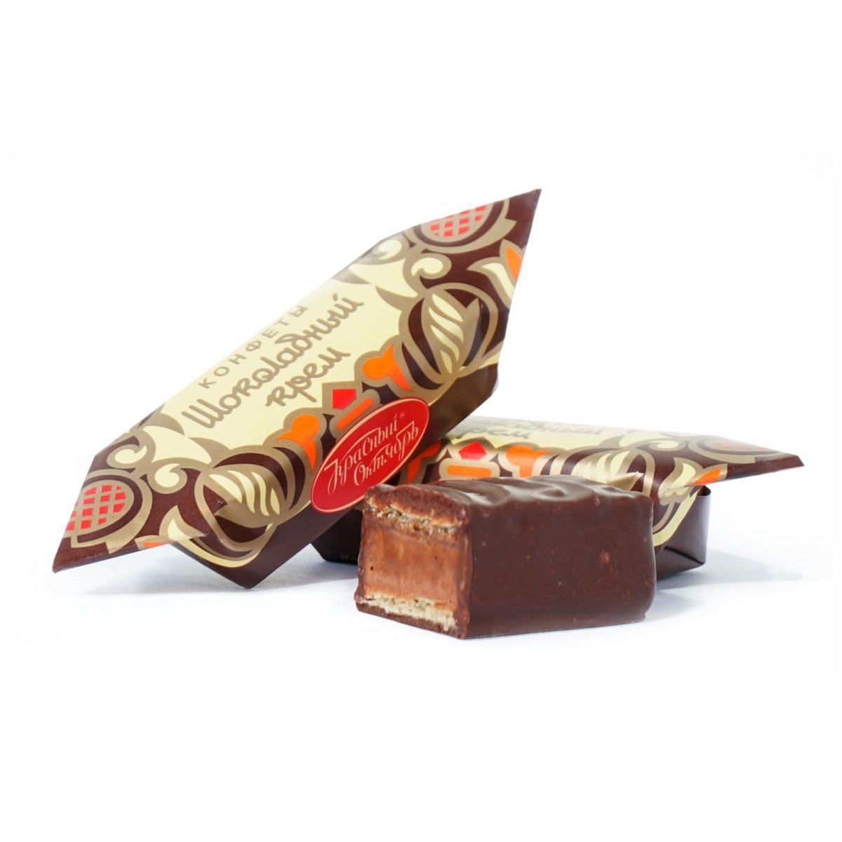 Конфеты шоколадный крем красный октябрь