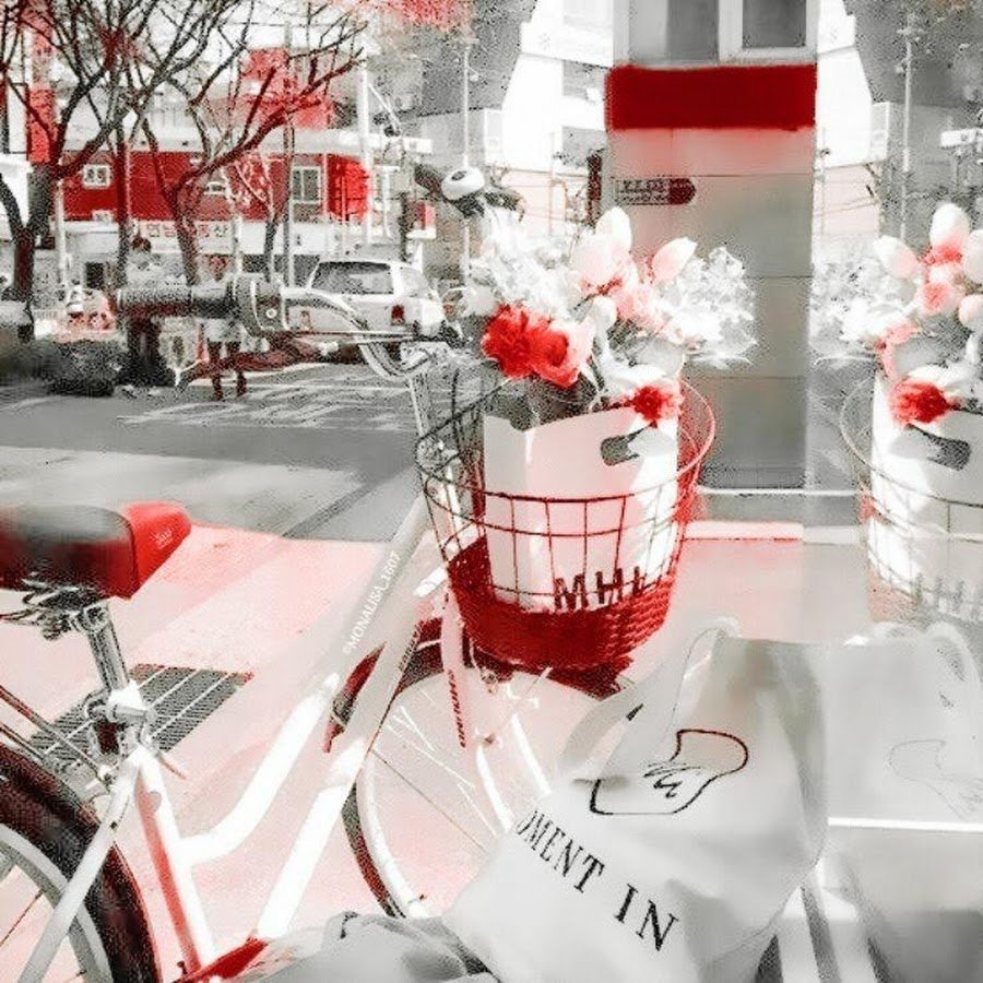 Бело красный фон Эстетика