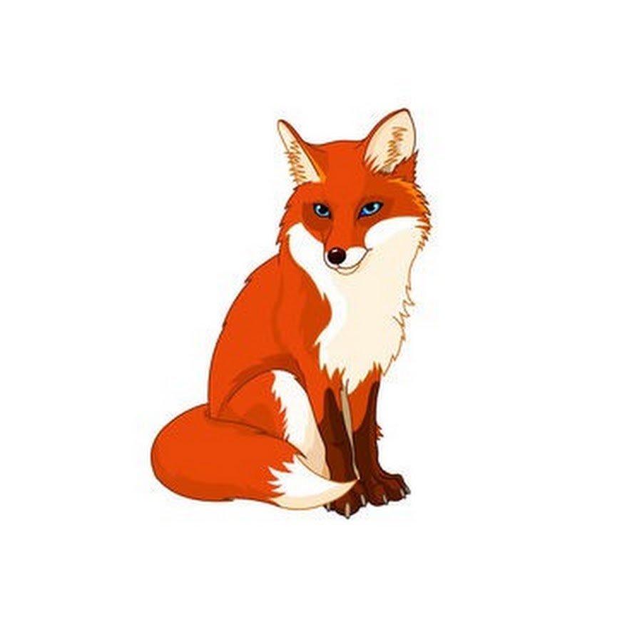 Лиса мультяшный