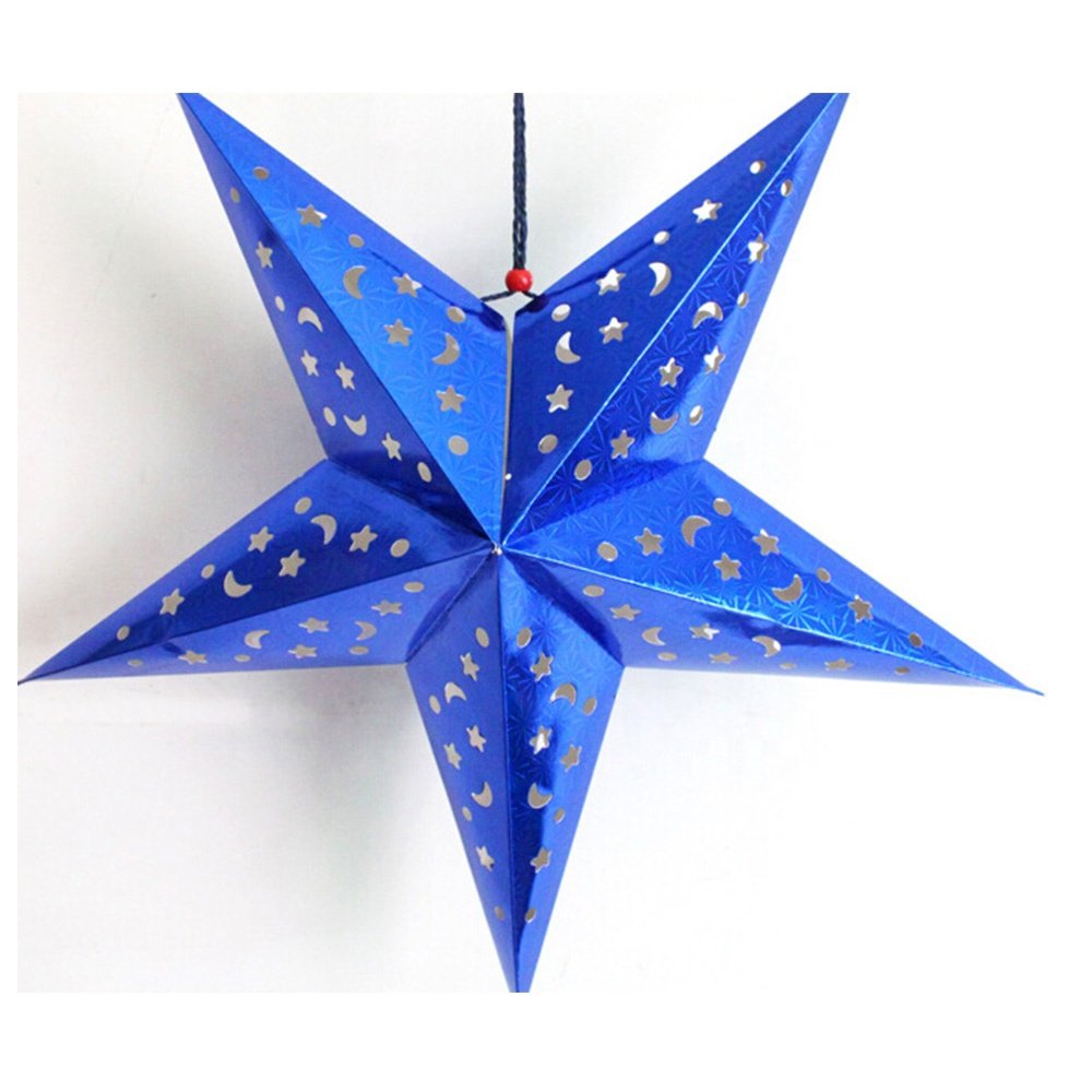 Объемная звезда из бумаги