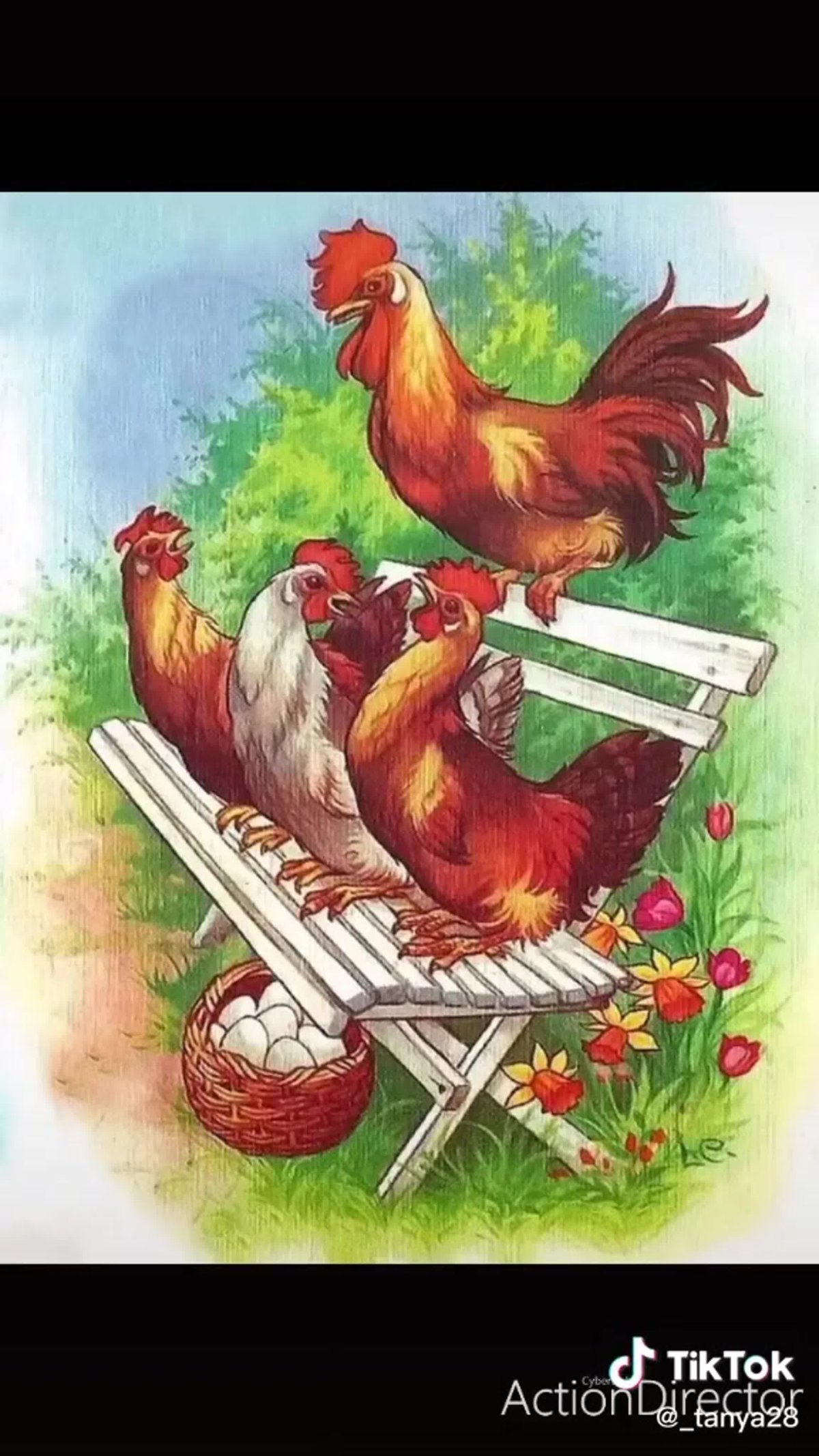 Петух поет утром