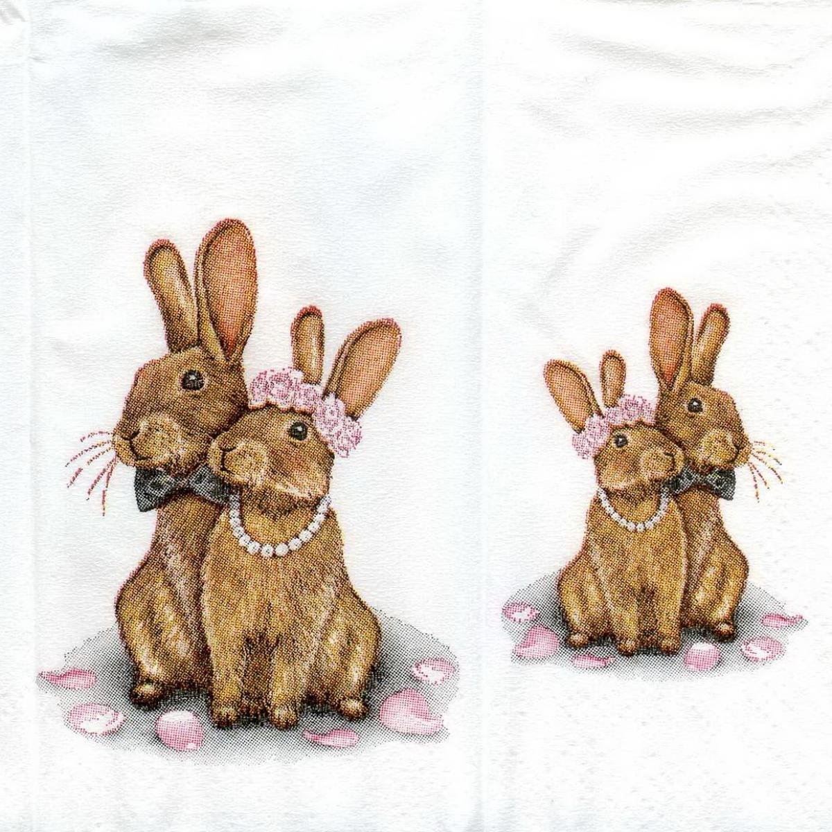 Картинки для декупажа зайчики