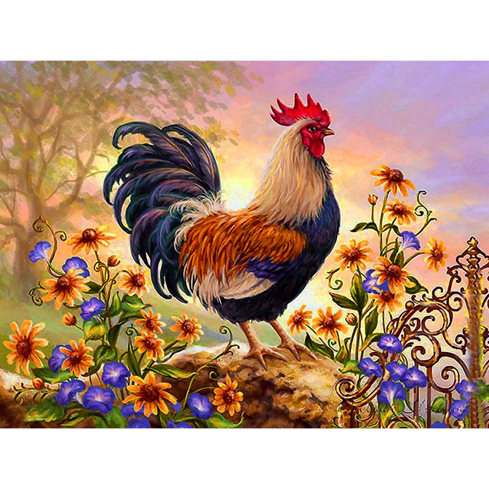 Петух кричит