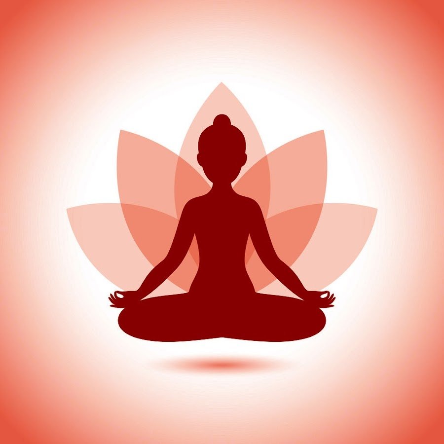 Поза лотоса иконка