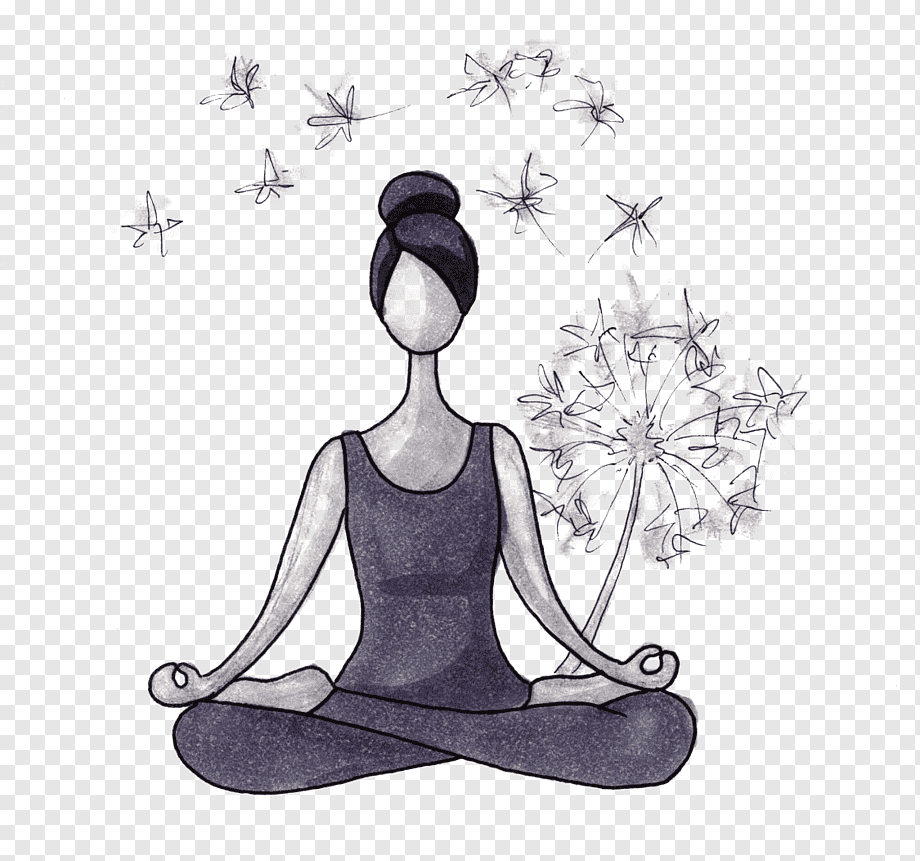 Медитация иллюстрация