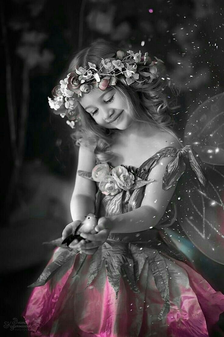 Девушка Фея цветов