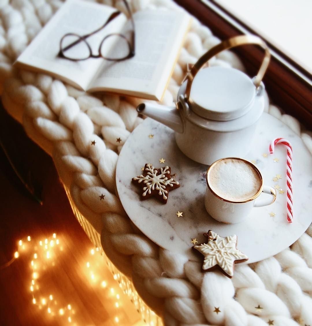 Уютная зимняя фотосессия