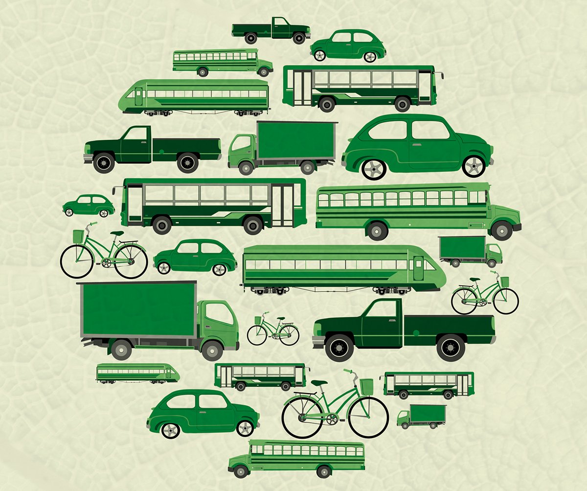 Стилизованный транспорт