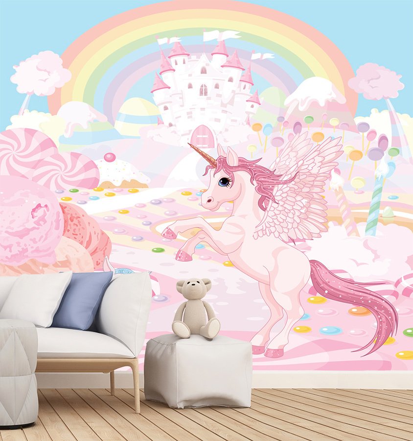 Фон с единорогами