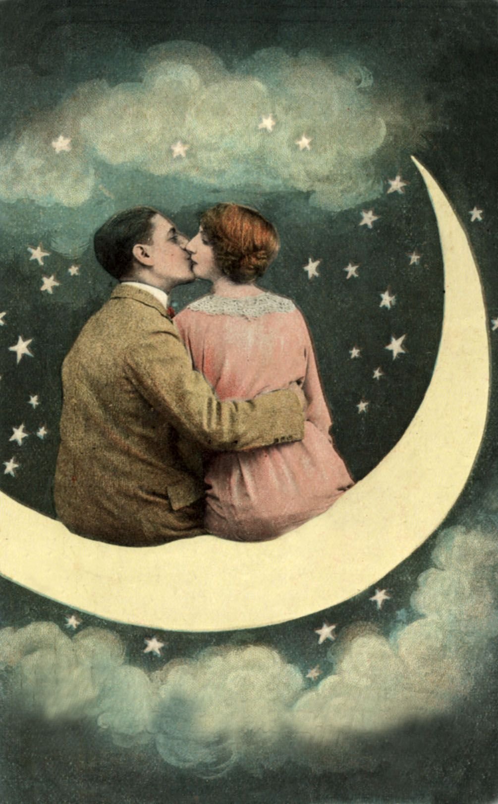 Старинные романтические открытки