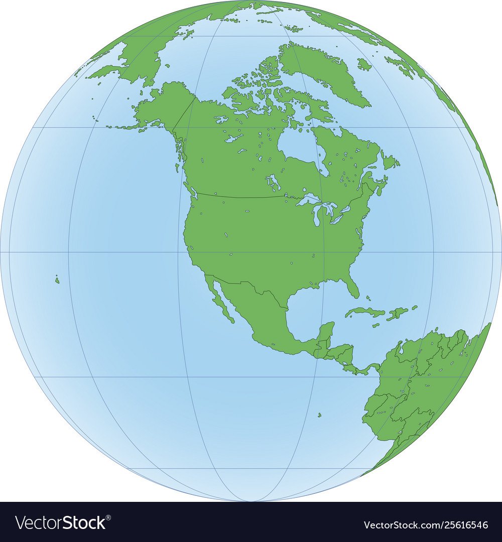 Северная Америка из космоса