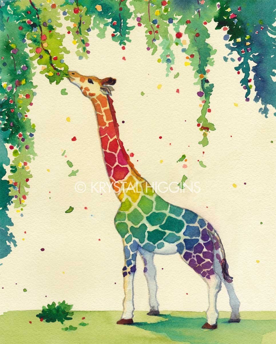 Жираф рисунок