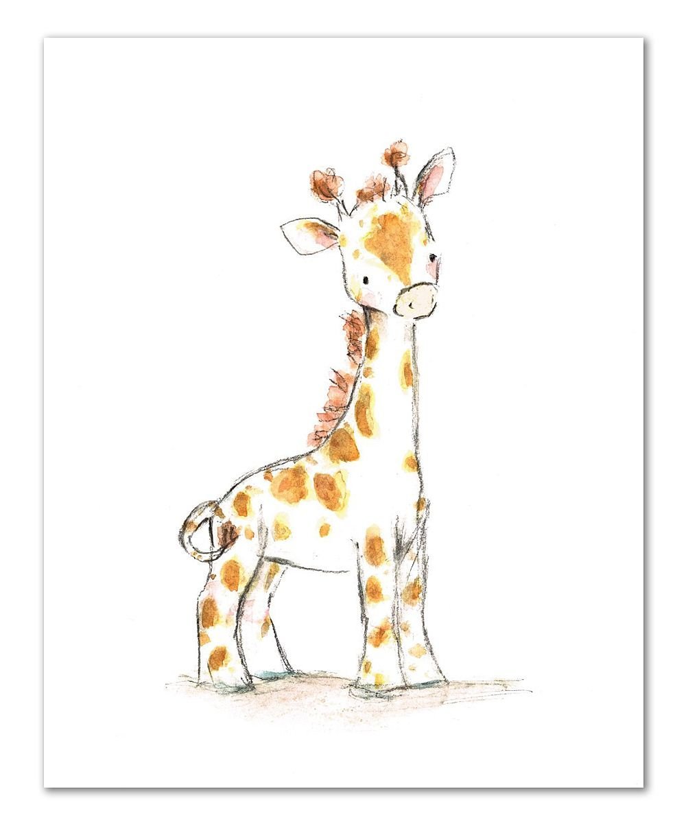 Милый Жирафик вектор