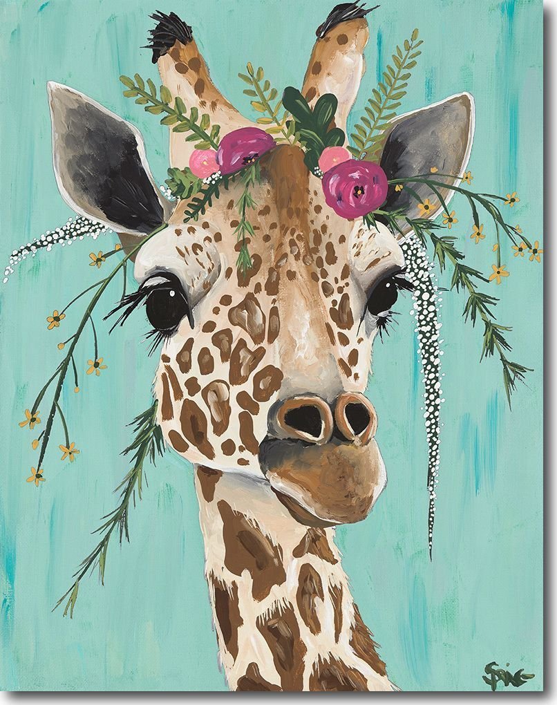 Как нарисовать жирафа