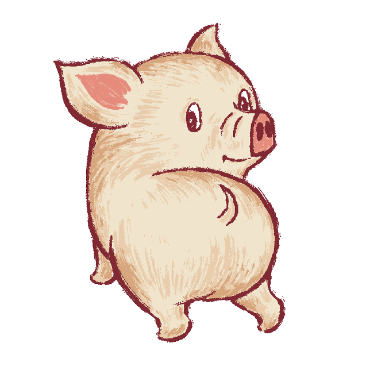 Свинья Графика вектор