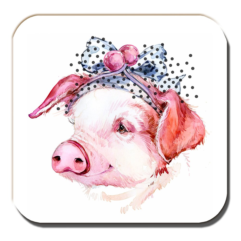 Хрюшка акварель