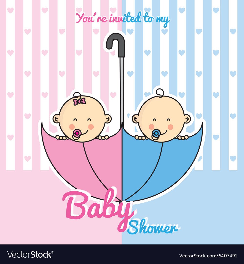 Открытки с рождением двойни