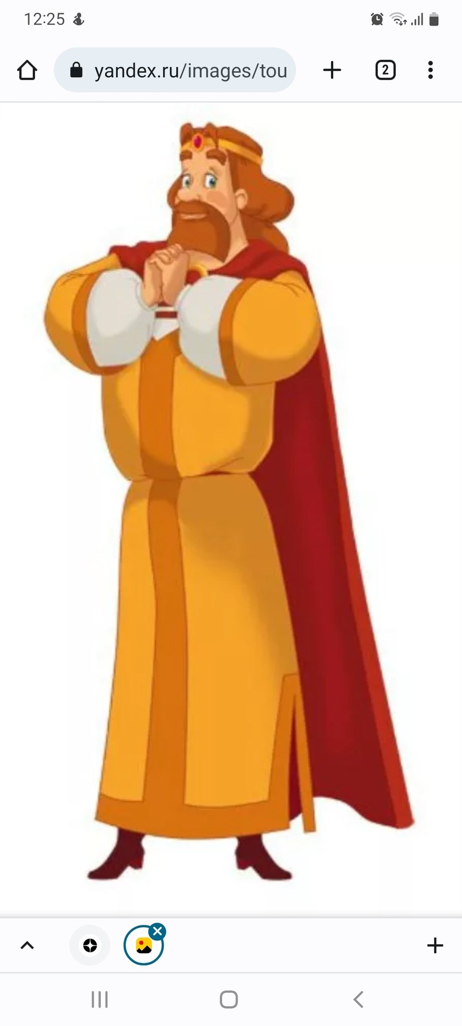 Князь Владимир из мультика три богатыря