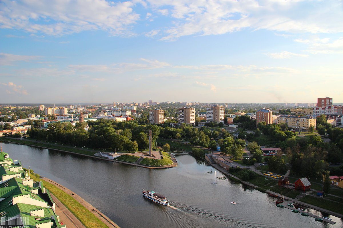 Город Орел река Ока