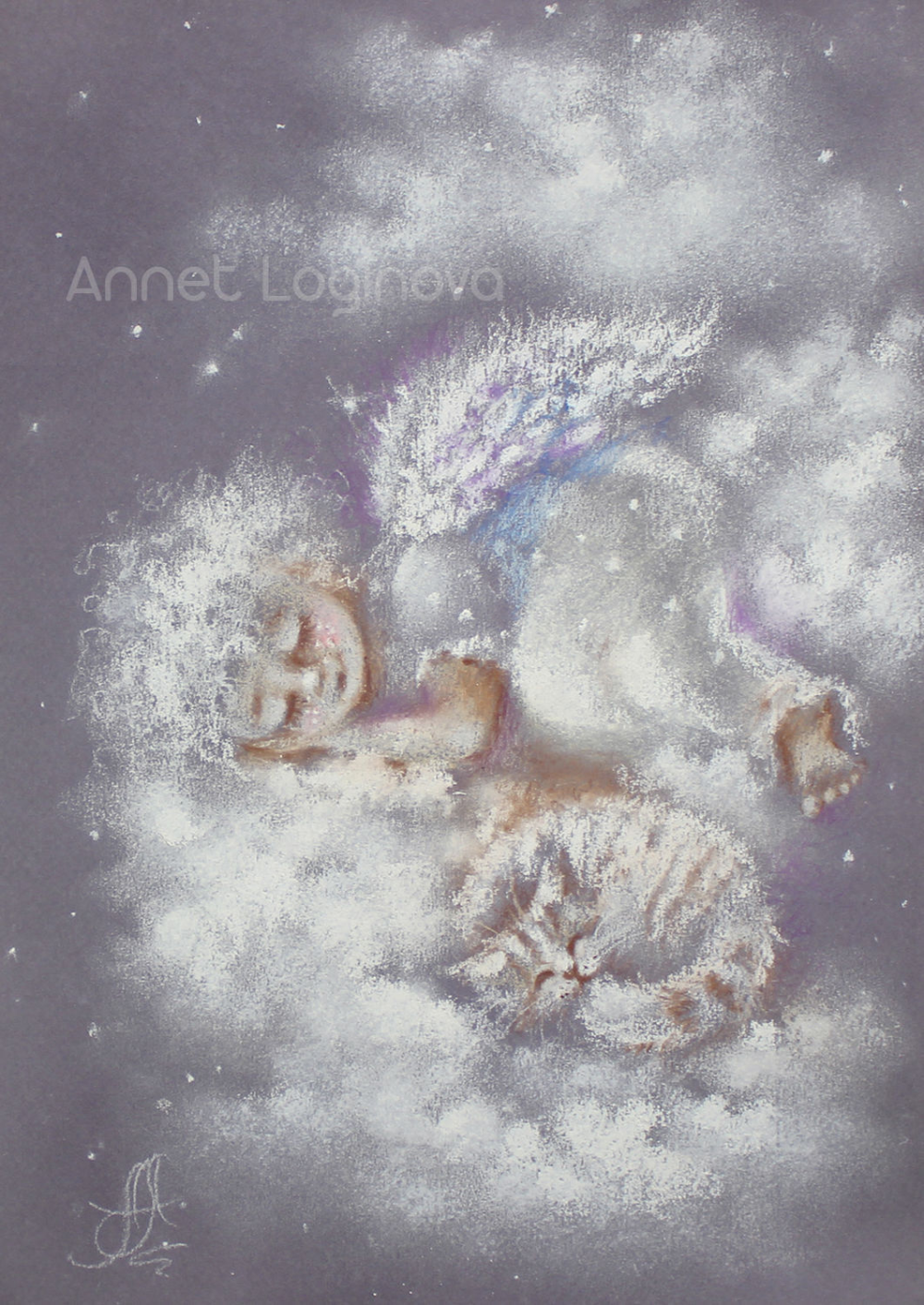 Логинова Аннет картины ангелов