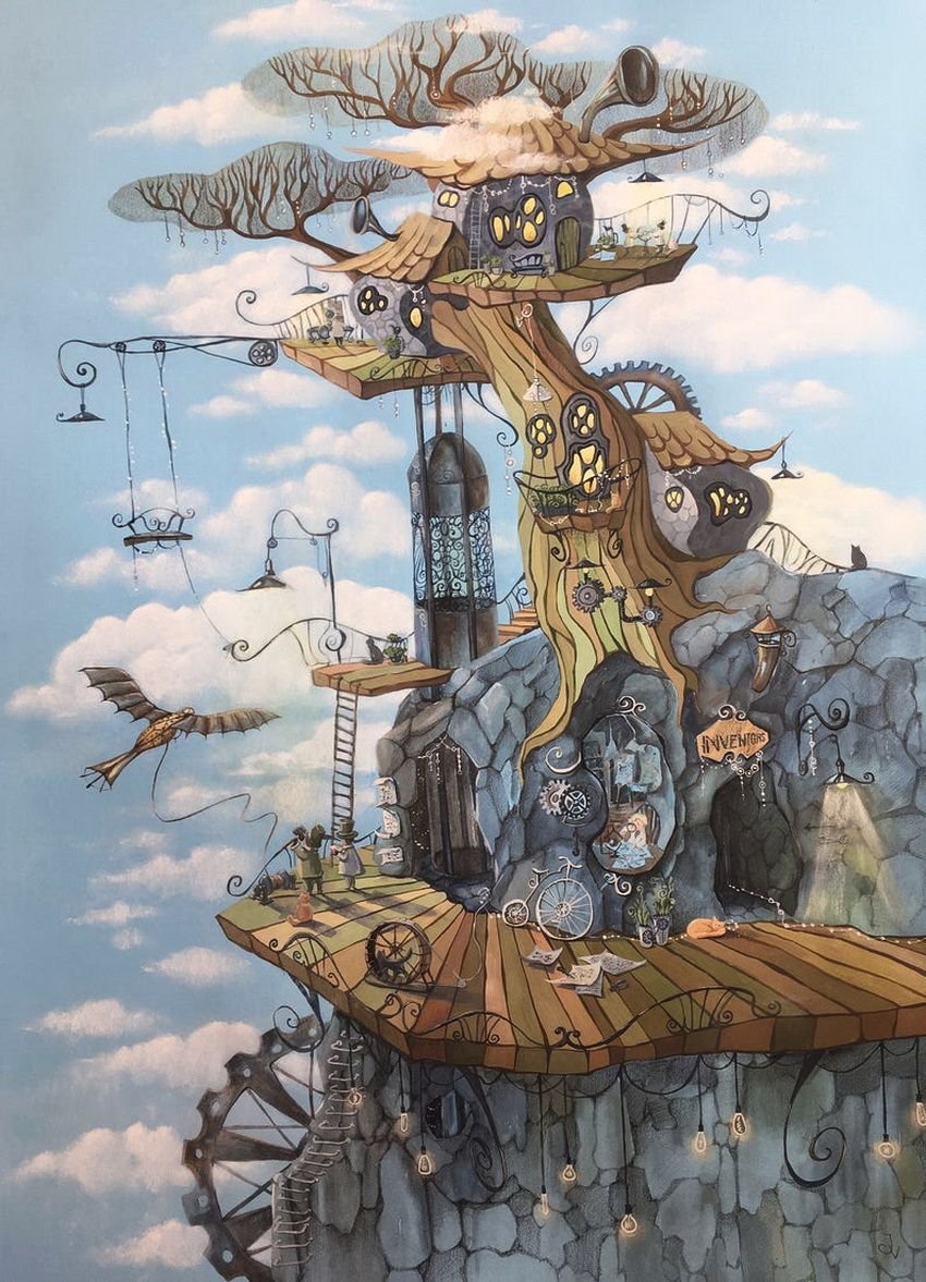 Иллюстрации Юлии Вайгичевой @Fairyhouses_JV