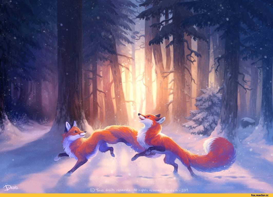 Сказочный зимний лес