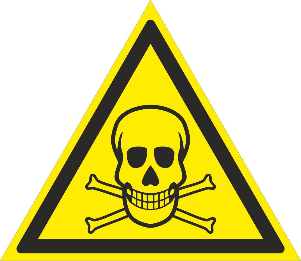 Знак w03 опасно ядовитые вещества