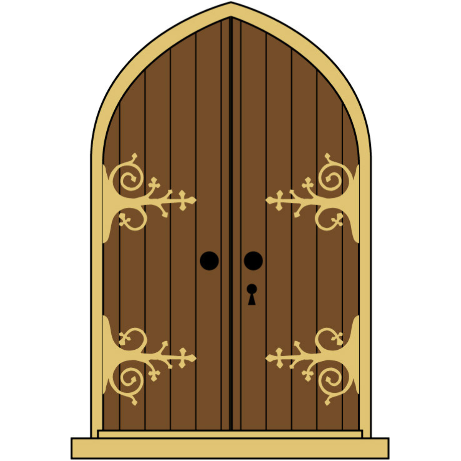 Дверь замка мультяшная