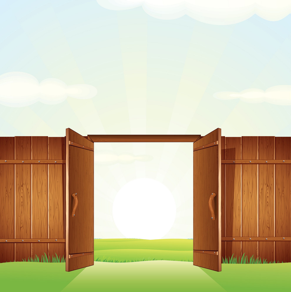 Открытые ворота для детей