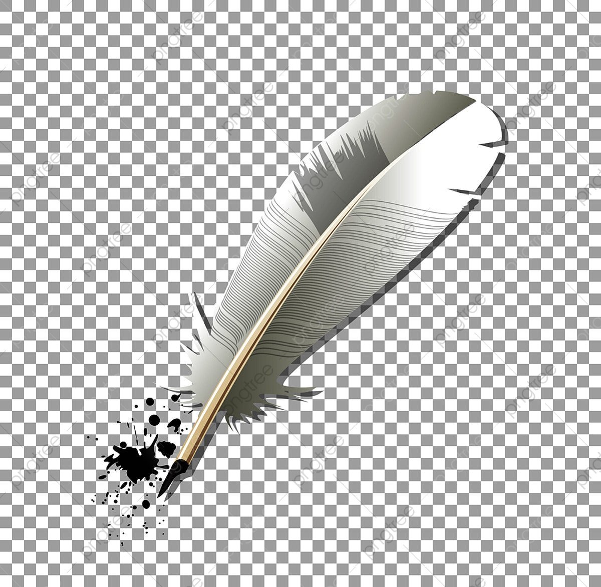 Белое перо для письма