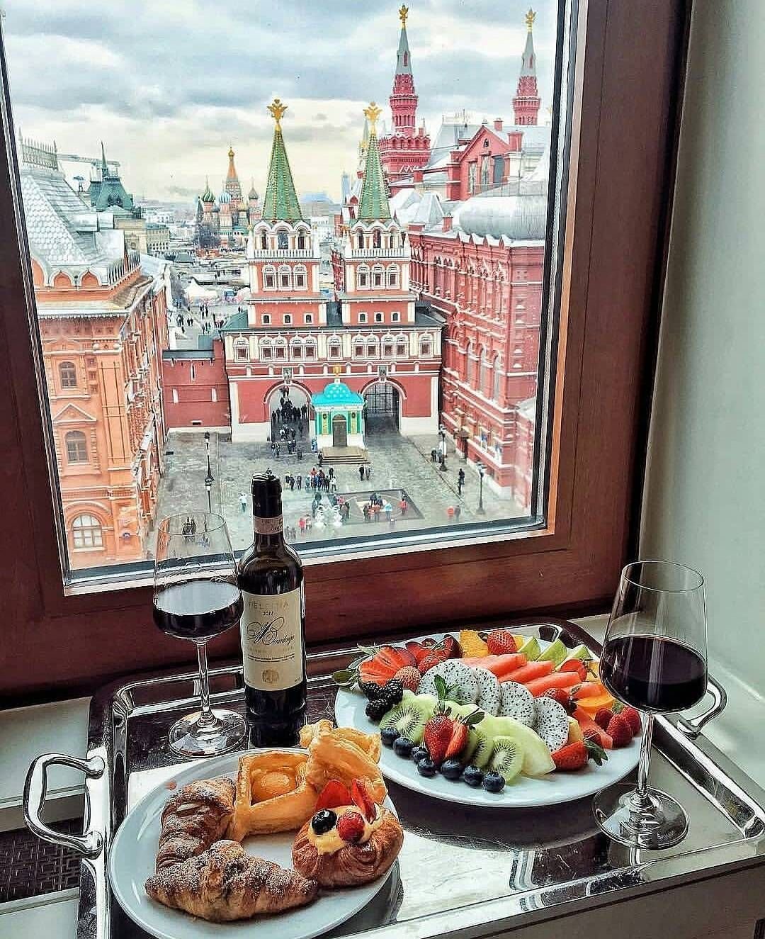 Доброе утро Москва зима