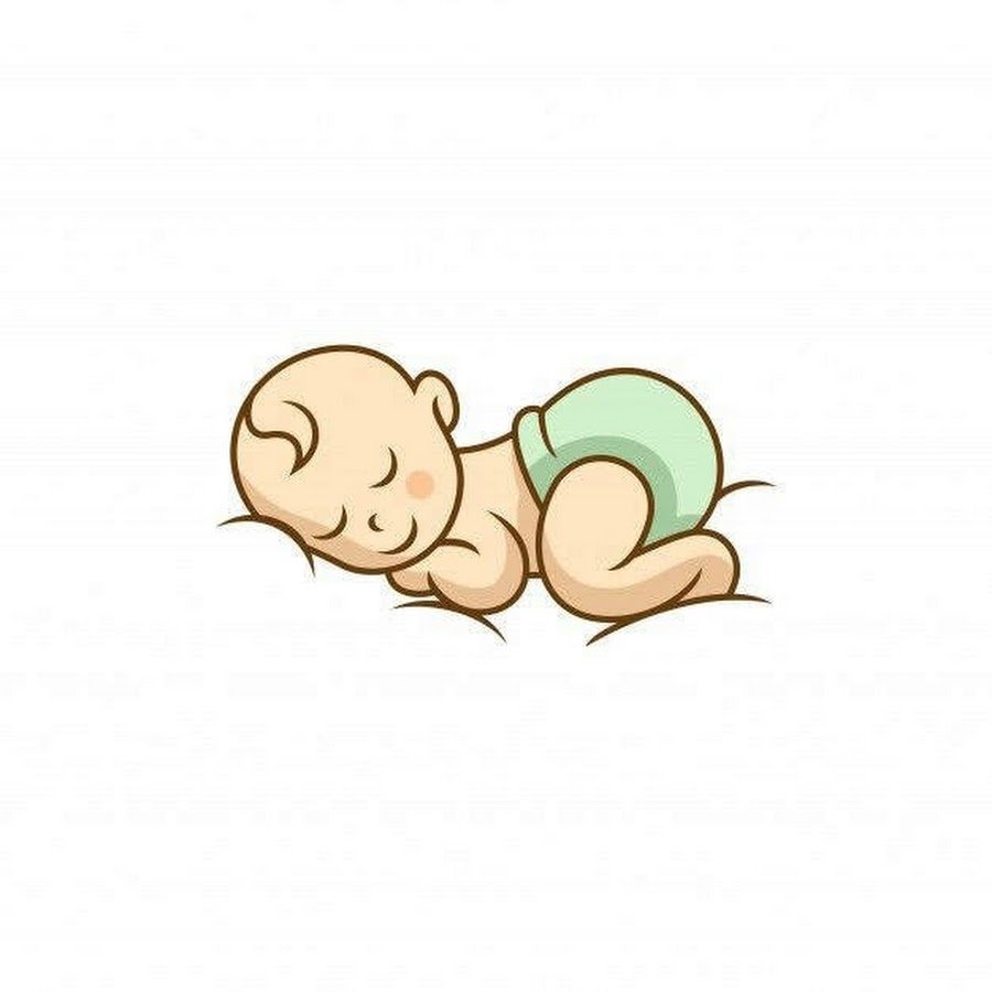 Спящий ребенок вектор