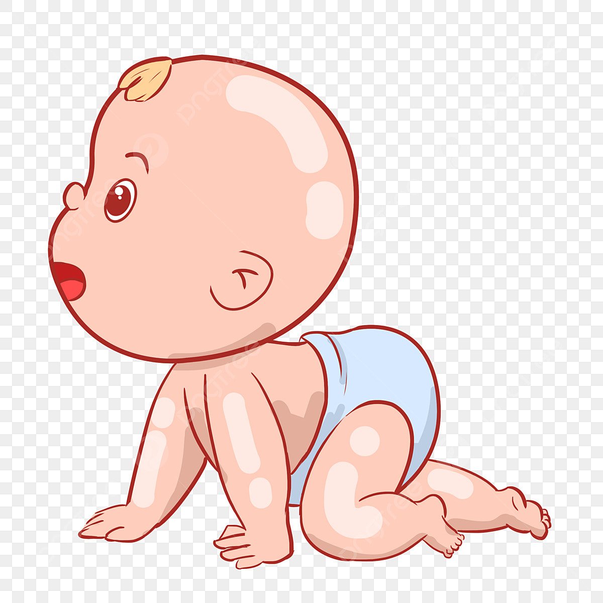 Ребенок ползет