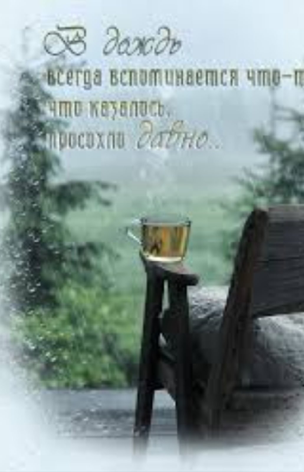 Доброе утро несмотря на дождь