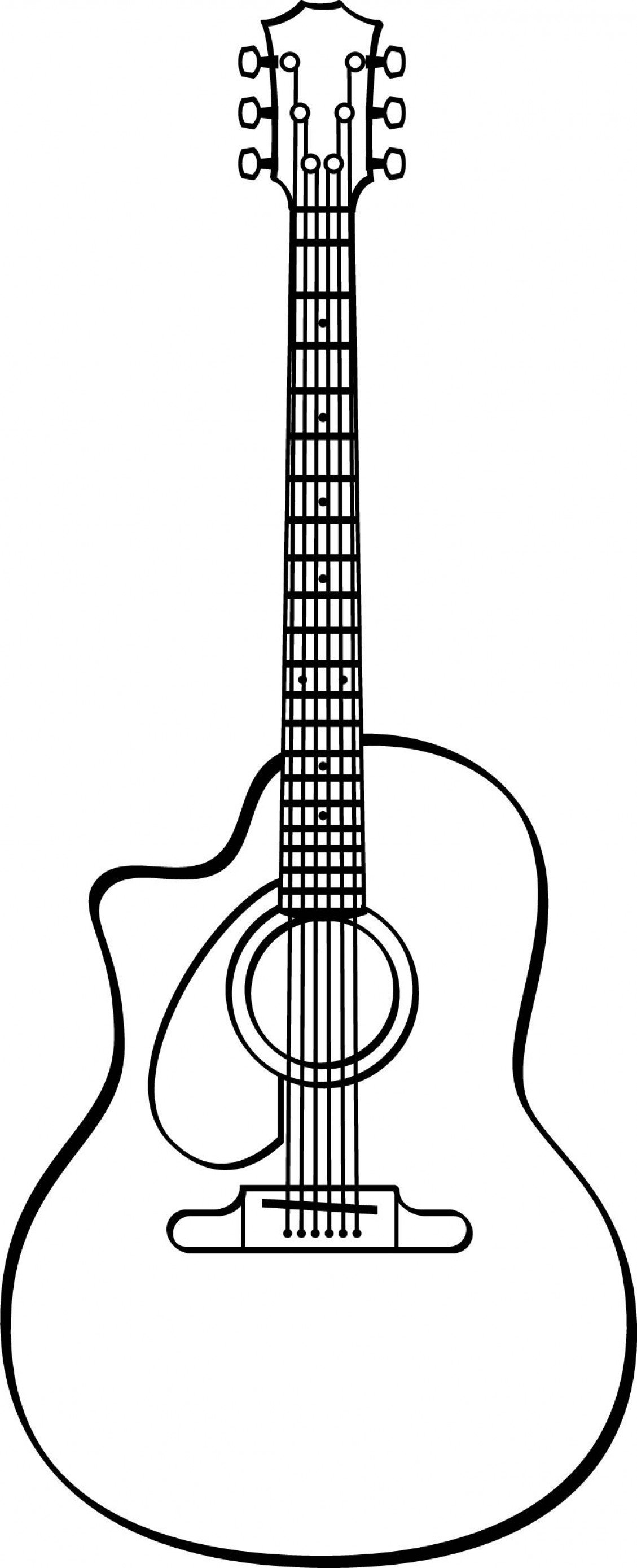 Поэтапное рисование гитары