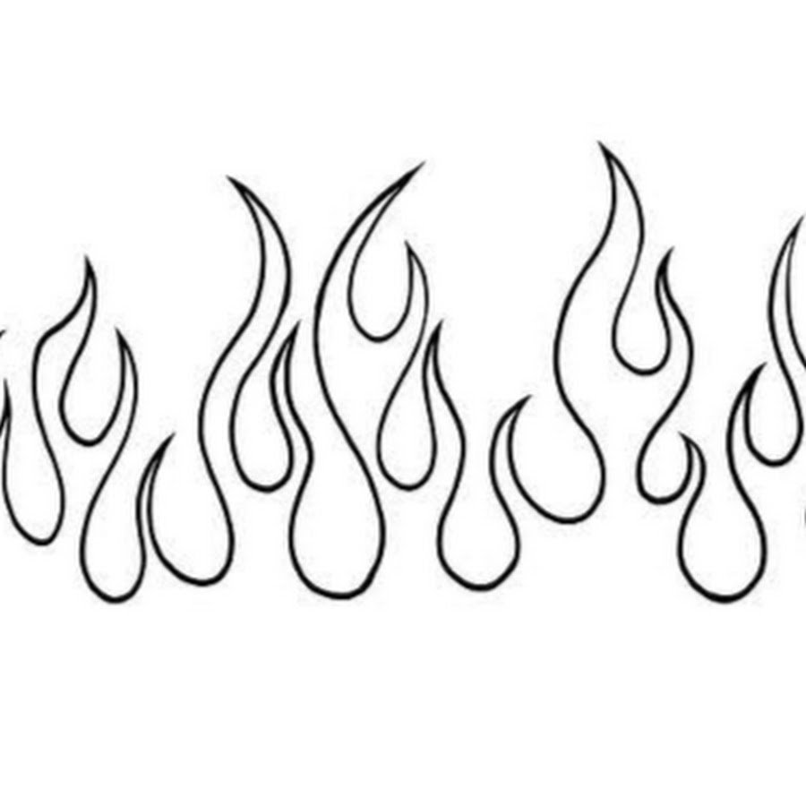 Пламя контур