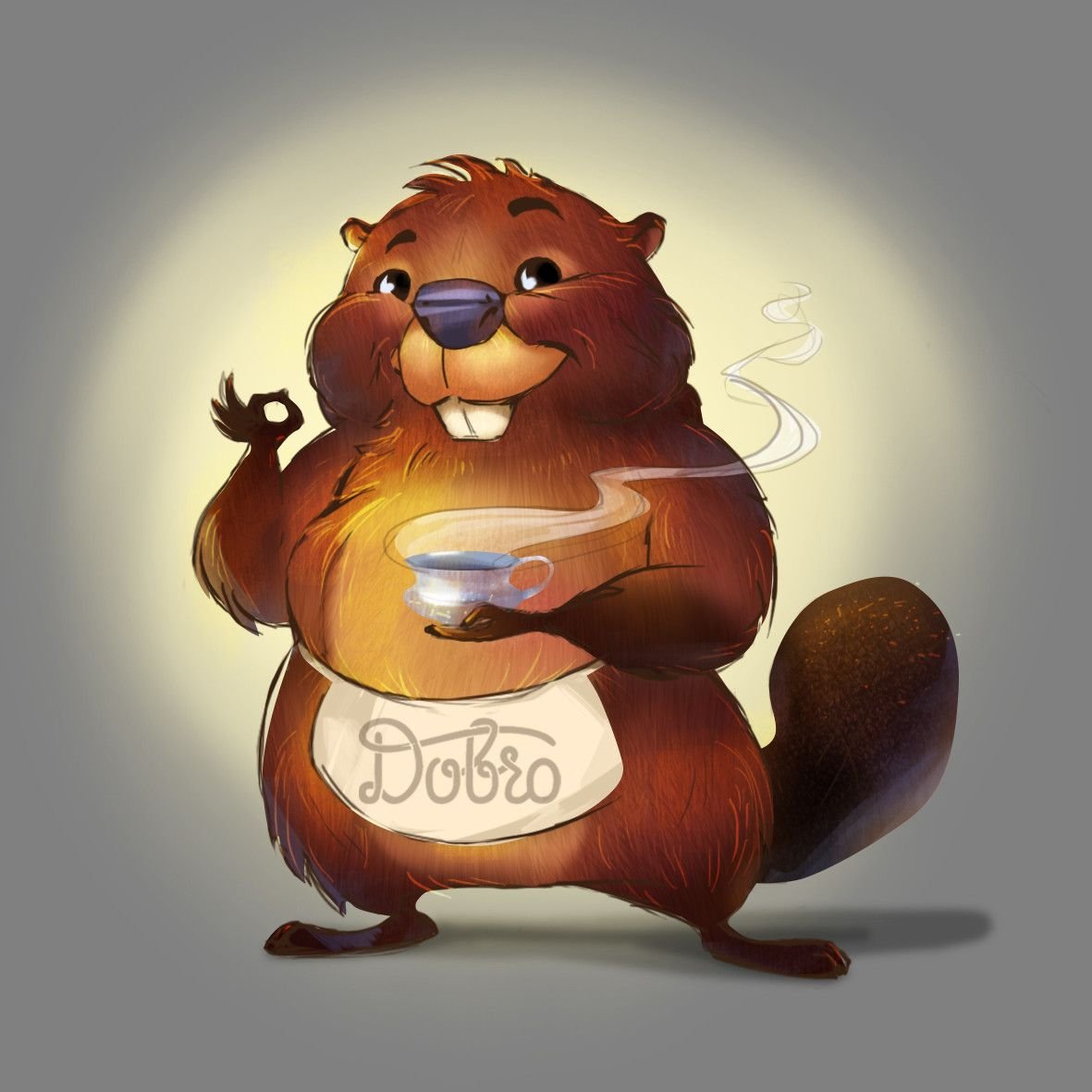 Прикольный Бобр