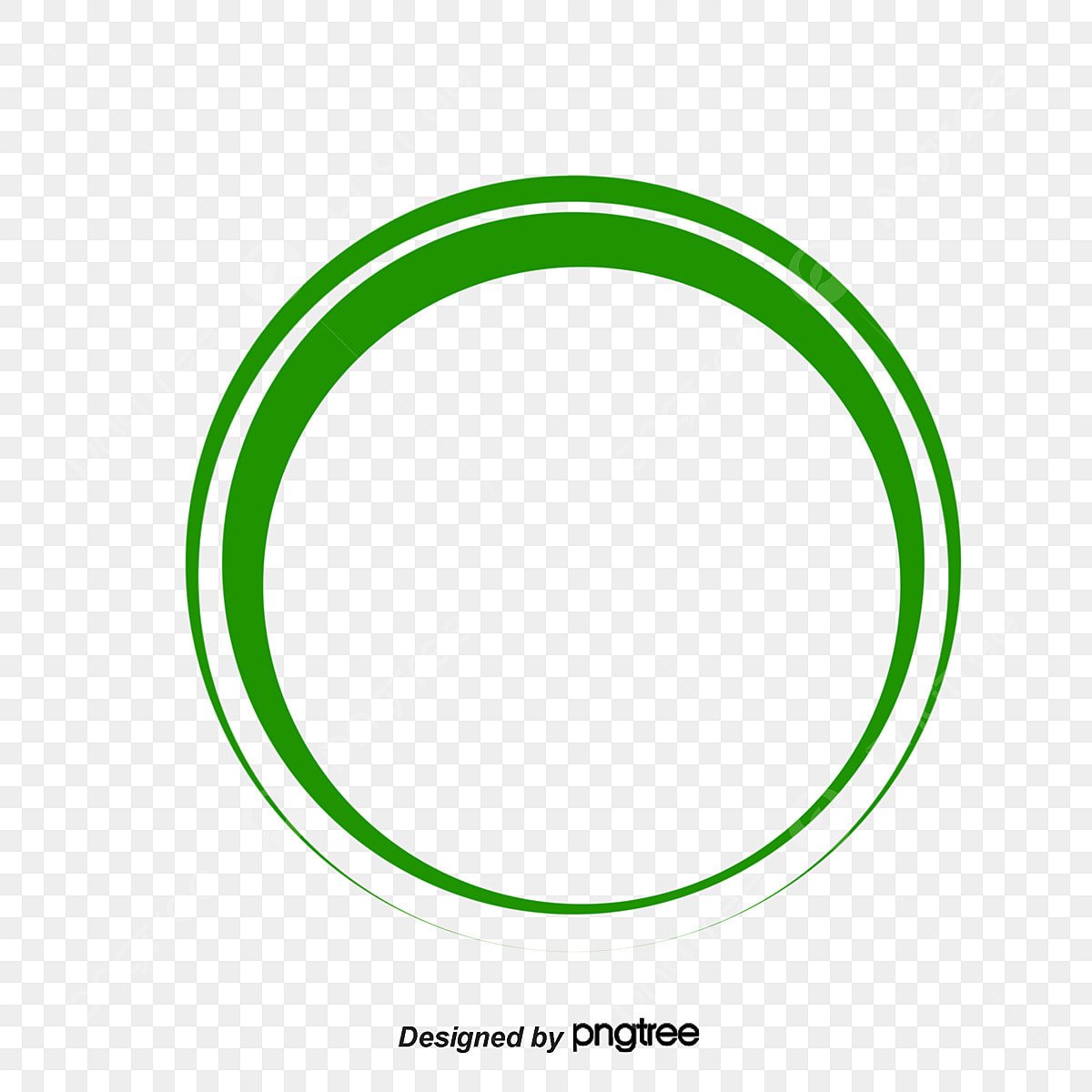 Круглый зеленый круг