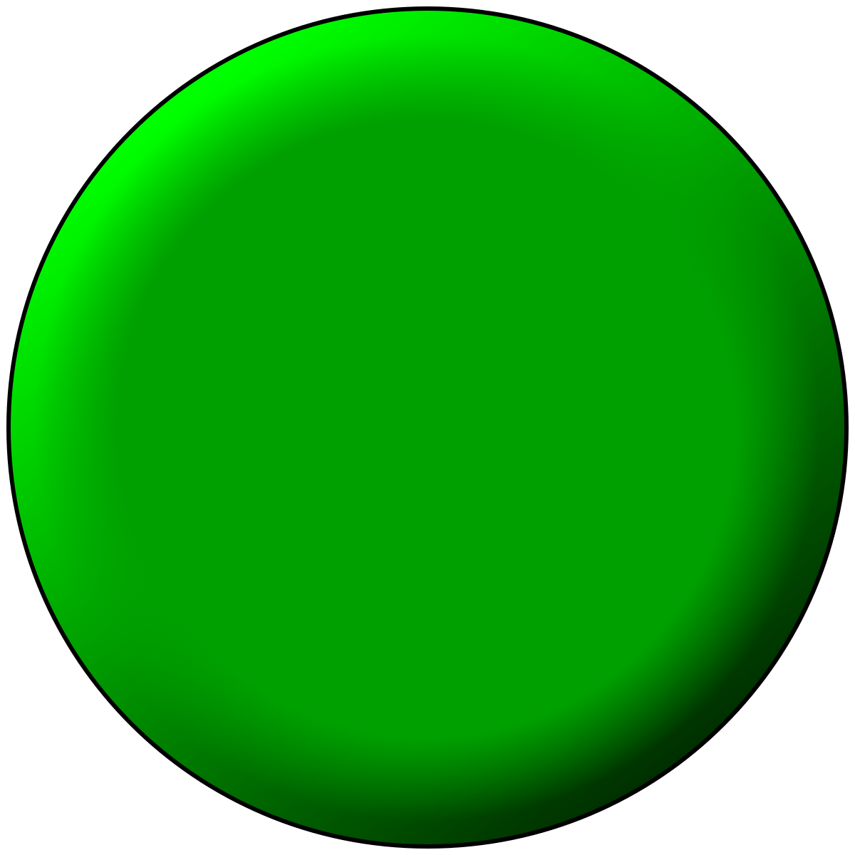 Зеленый кружок