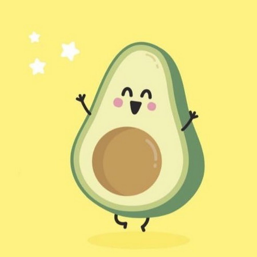 Нарисовать милых Авокадиков