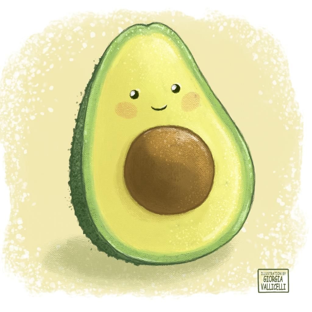 Авокадо смайлик