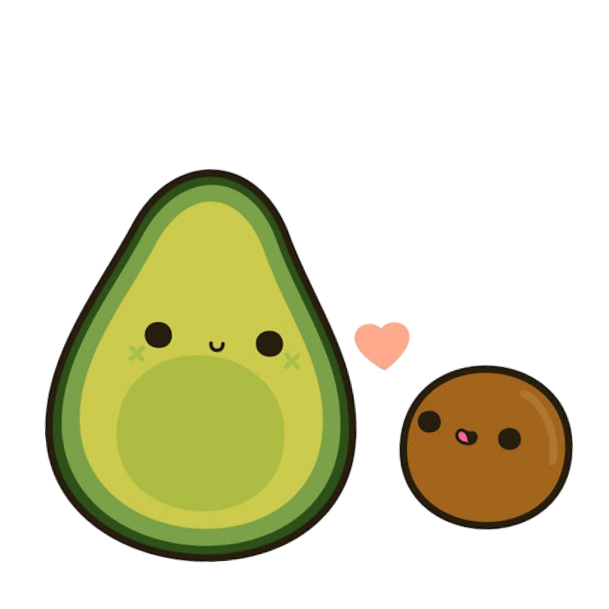 Срисовать авокадо