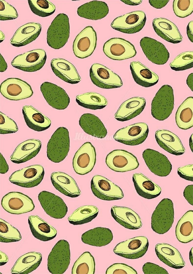 Авокадо фон